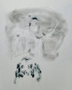 Elisa Filomena - Coppia, pastelli su carta, 29x21cm, 2019