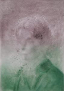 Elisa Filomena - Anni '60, pastelli su carta, 50x40cm, 2020