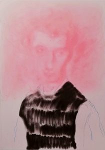 Elisa Filomena - Ragazzo, pastelli su carta, 50x40cm, 2020