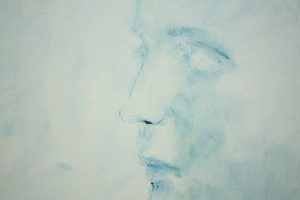 Elisa Filomena - Eden, Casa Vuota, acrilico su tela, particolare D6, 2021